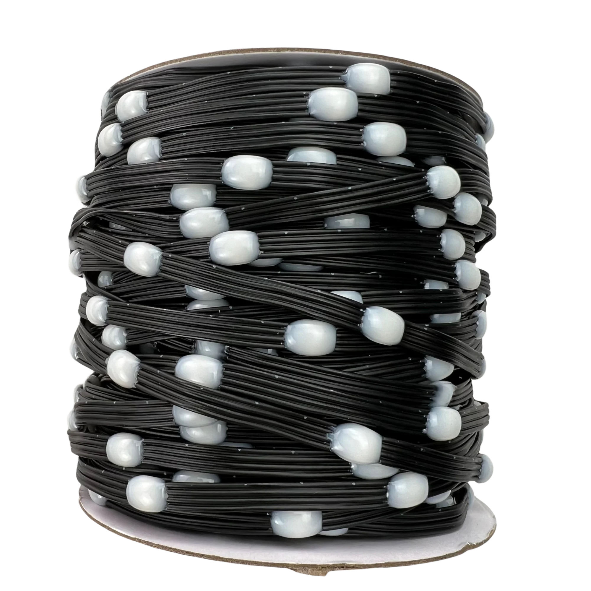 DC5V 12V 1000/3000ct Black Wire WS2815 Dual Signal 4Pin LED Pebble Seed Pixel String Light RGB Addressable IP67 2cm-20cm Spacing
