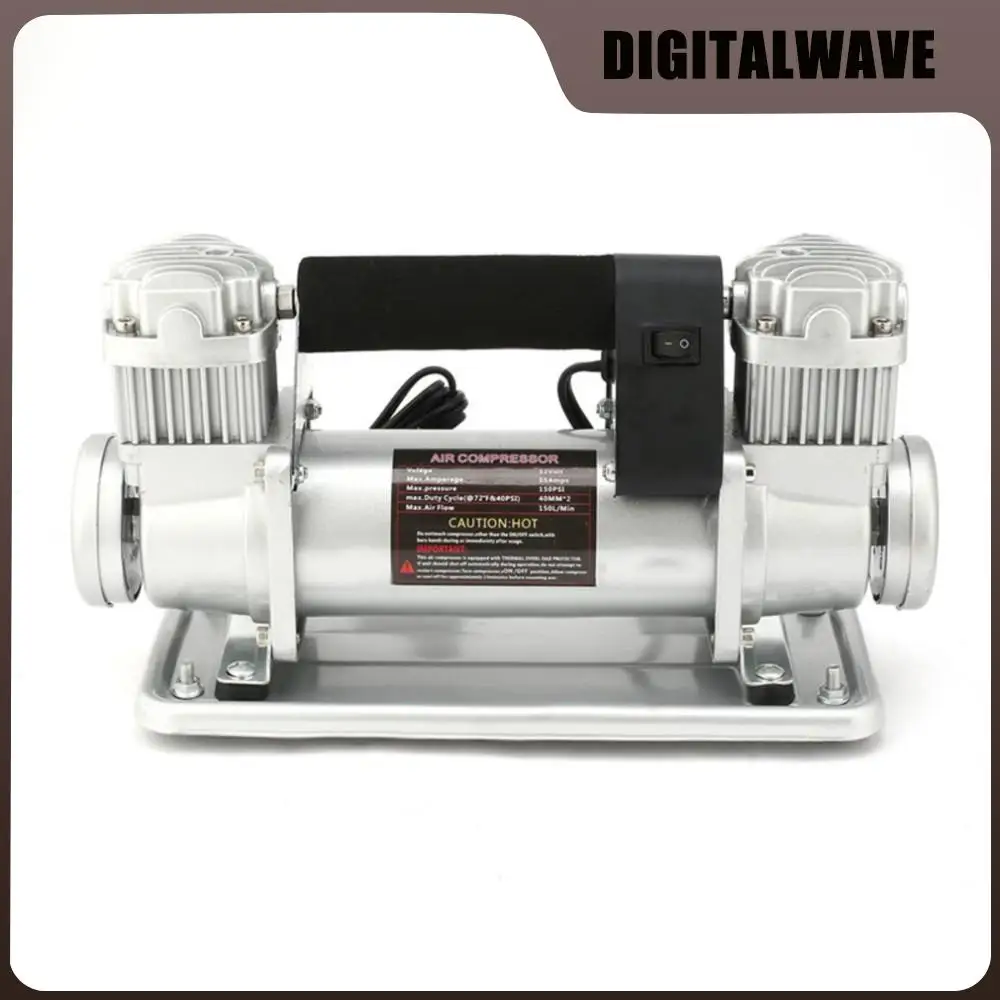 

High-power Car Air Pump Double-cylinder All-metal Fast Off-road Play Sand Pump High-pressure 480W Air Compressor