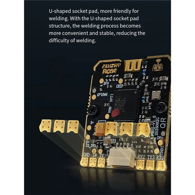 A13E-듀얼 T-안테나 250Mw ELRS 2.4Ghz 다이버시티 수신기 원격 측정 Wifi 업데이트 장거리 드론 고정익 로봇 보트용