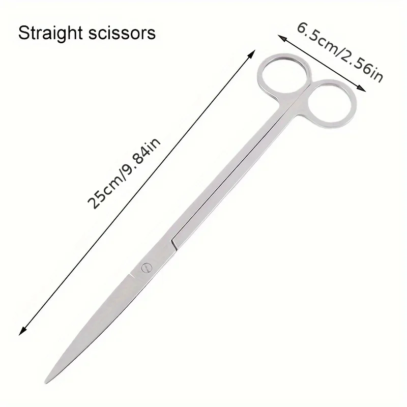 Description Picture 6 of itemNew Aquatic Plant Trimming Tool Set Tweezers Scissors Stainless Steel Clip Scraper Algae Knife Fish Tank Aquascape Cleaning