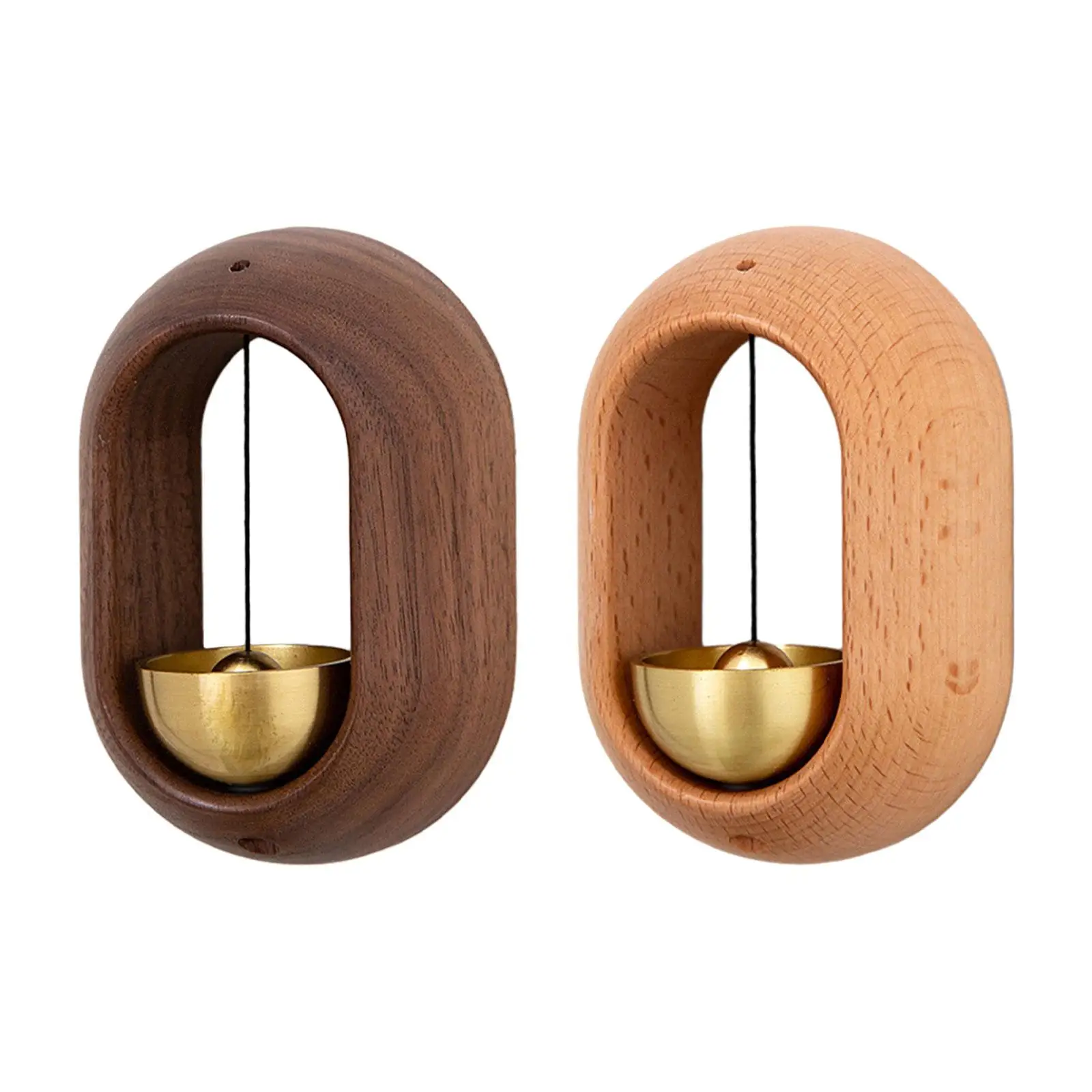 

Shopkeepers Bell Japanese Style Wood Lightweight Unique Bell Entrance Doorbells for Farmhouse Business Entrance Windows Wardrobe