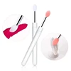 ZZ06 Nail Arts Silicone Applicator Sticks Reusable Chrome Glitter Applying Manicure Tool Easy-Daub Pigment Silicone Nail Brush 3