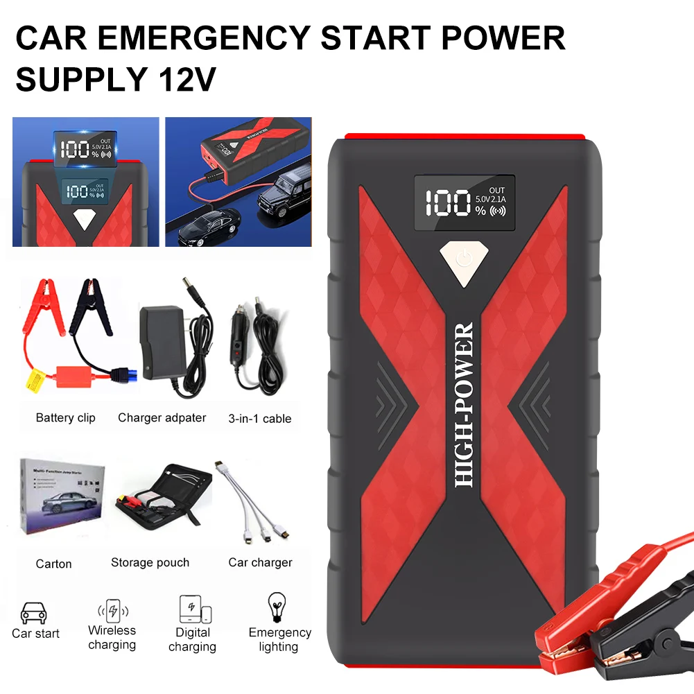 Car Jump Starter Power Bank Portable Emergency Start-up Charger 28000mA 600A 12V for Cars Booster Battery Quick Starting Device noco gb150