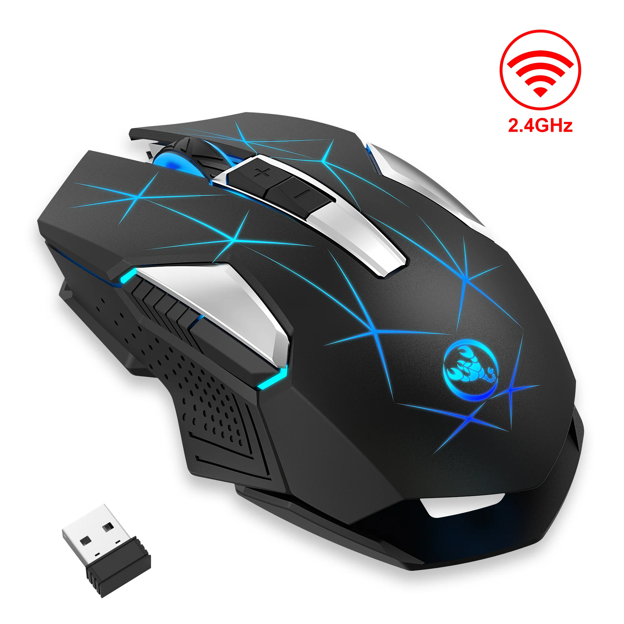 cheap wireless gaming mouse Rechargeable Bluetooth Gamer Gaming Mouse Wireless Mouse Computer Ergonomic Mause With Backlight RGB Silent Mice For Laptop PC gaming mouse for large hands