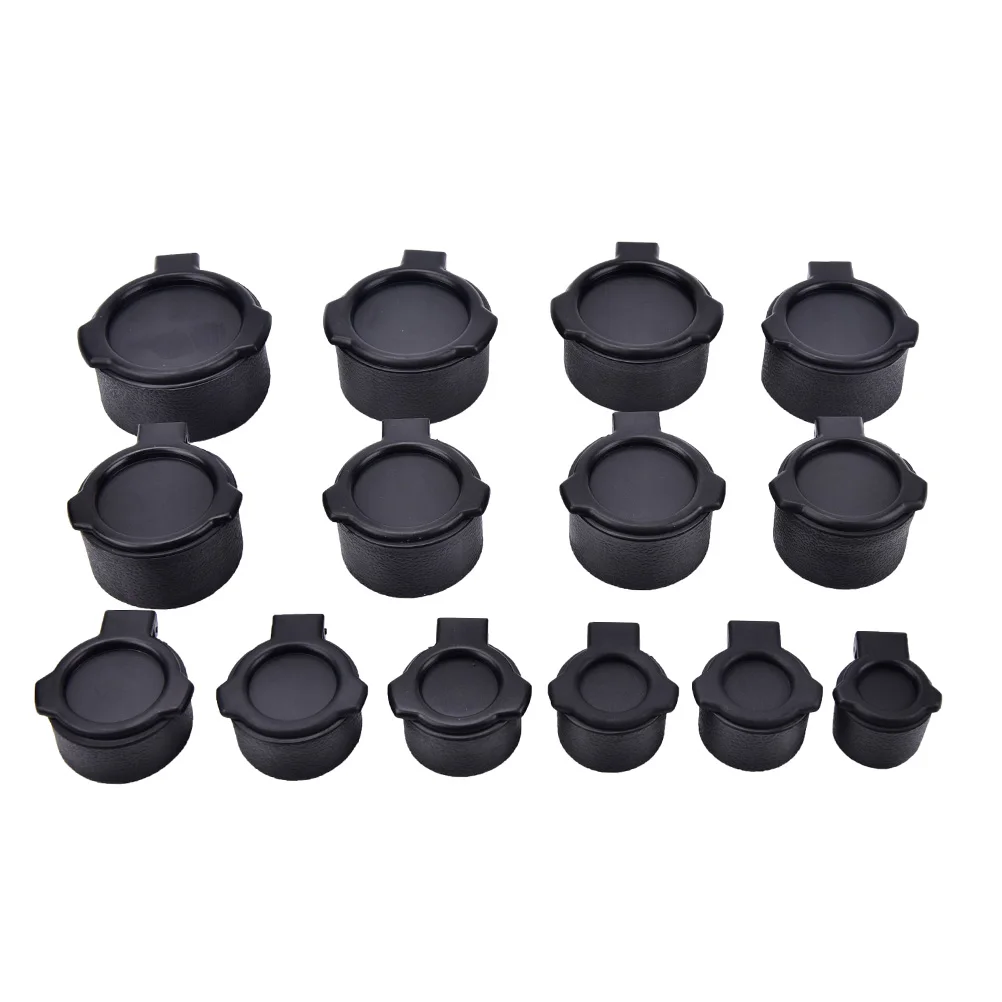 

Rifle Scope Lens Cover Flip Spring Up Quick Open Lens Dust Cover Protection Cap for Different Size Hunting Caliber Riflescopes