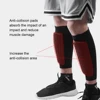 2piece Comfort Hexagon Pads Ski Shin Experience With Top Materials For Shin Protectors 2pcs/set And Skiing Shin 3