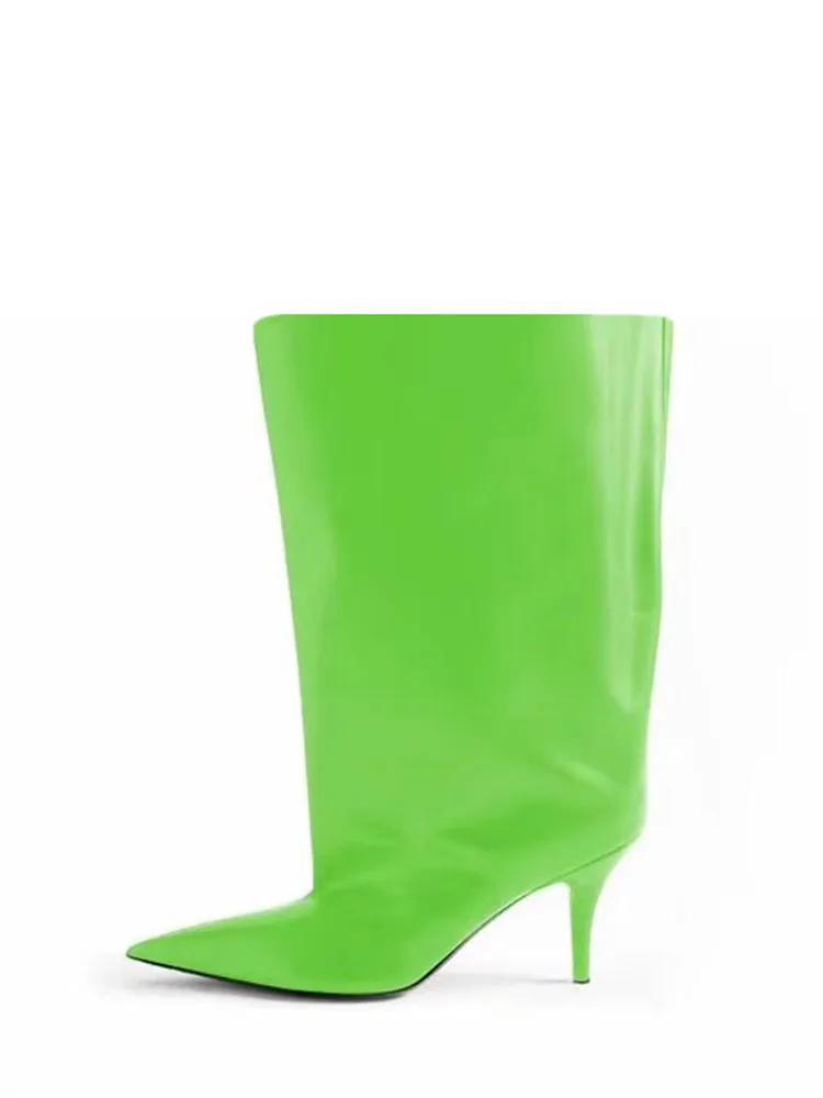 512Green bare boots