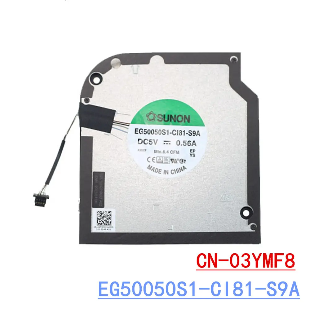 Computer CPU Cooling Fans For Dell Precision 15 3570 03YMF8 3YMF8 EG50050S1-CI81-S9A DC5V 0.56A 4-Pin Cooler Fan laptop New