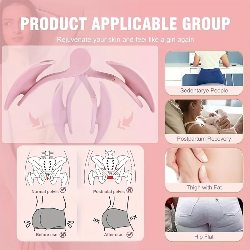 Yoga Leg Clamp Pelvic Floor Muscle Trainer for Women Postpartum Repair