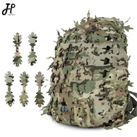 Bionic Camo Net sport Backpack Cover 3D Laser Tree Shape Camouflage Hunting Bags Cover Paintball Paratrooper Hunting Accessories 1