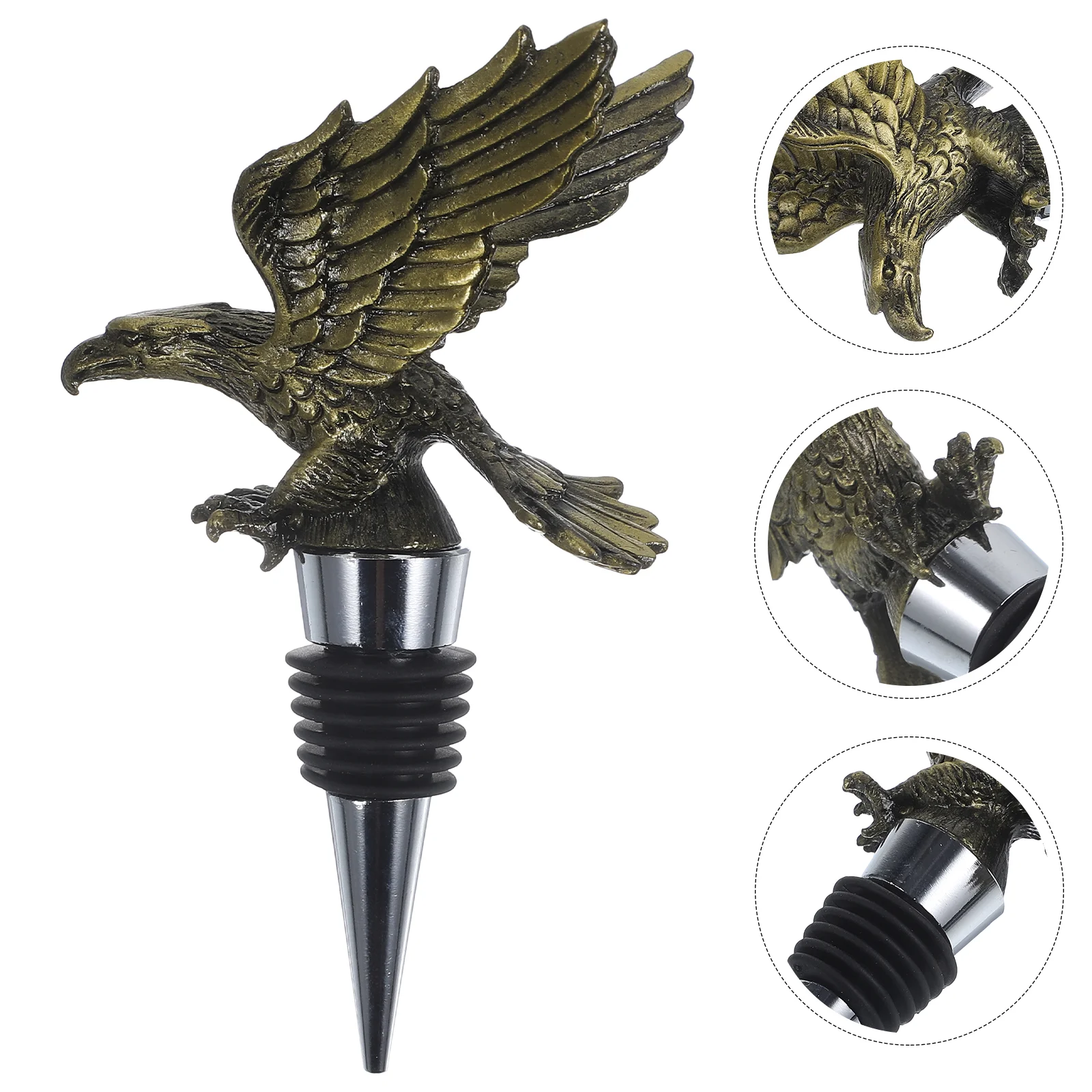 

Bottle Stopper with Eagle Shape Bottle Plug Party Stopper Plug