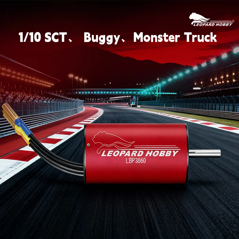 LEOPARD HOBBY leopardhobby brushless motor LBP3660 high power brushless system Brushless Motor Hobbywing QUICRUN WP 10BL120 G2 thumbnail 2