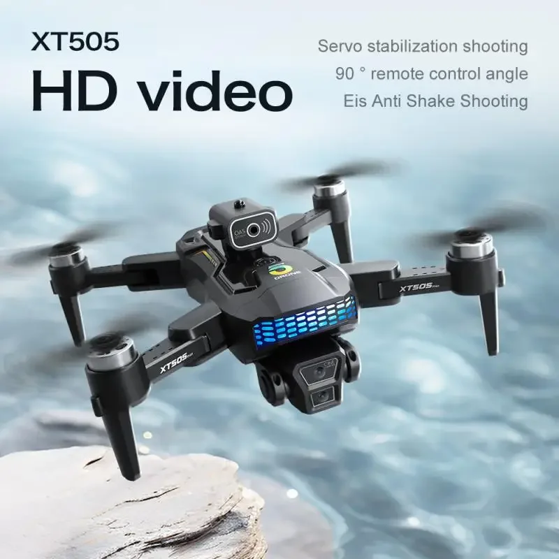 XT505 RC 드론 4K HD 5G GPS 장애물 회피 접이식 공중 제스처 사진..