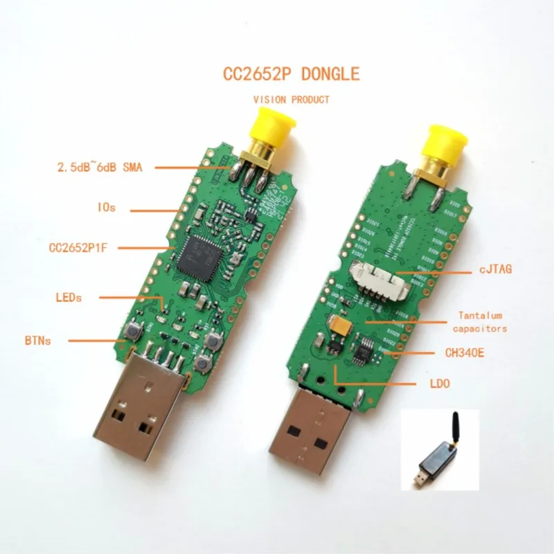 

Zigbee2MQTT шлюз CC2652P Dongle ZHA домашний помощник официальная сертификация