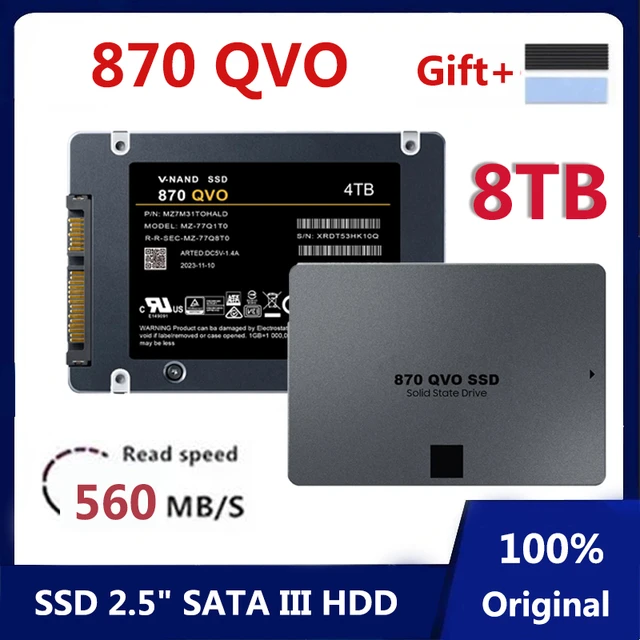 SAMSUNG SSD 500GB 870 EVO QVO 250G Internal Solid State Disk 1T 2T 4T HDD  Hard Drive 860 PRO SATA 3 2.5 for Laptop HDD Computer - AliExpress