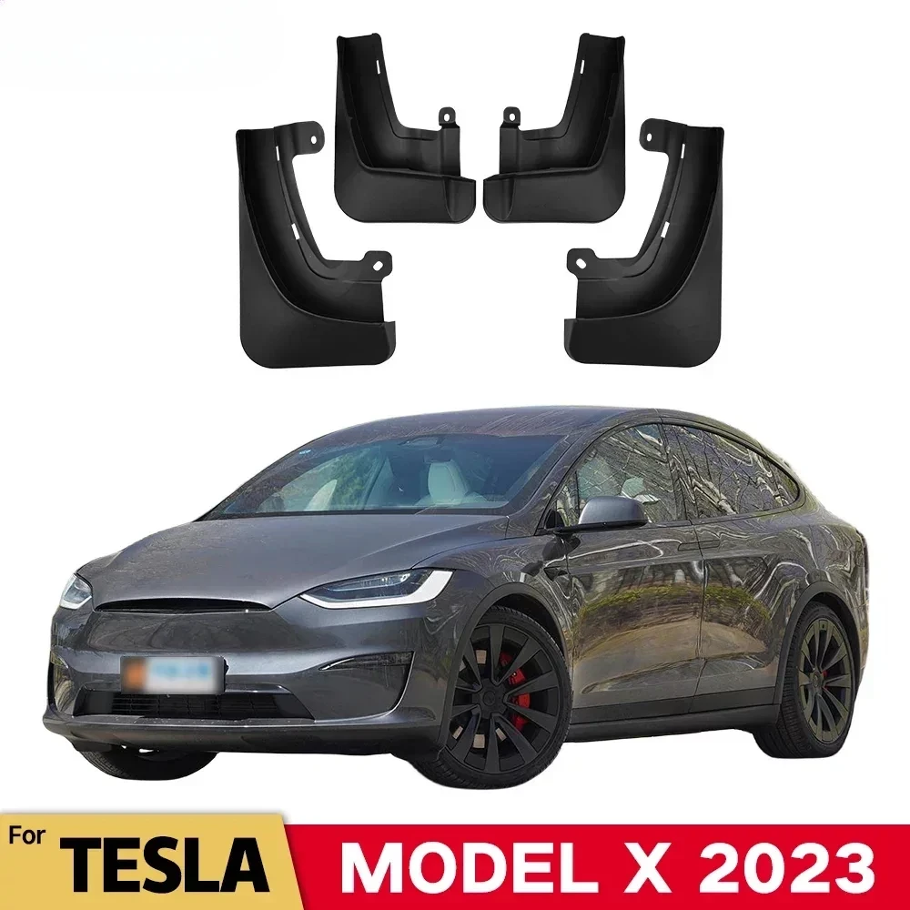 4 шт., брызговики для Telsa MODEL X 2023 2024