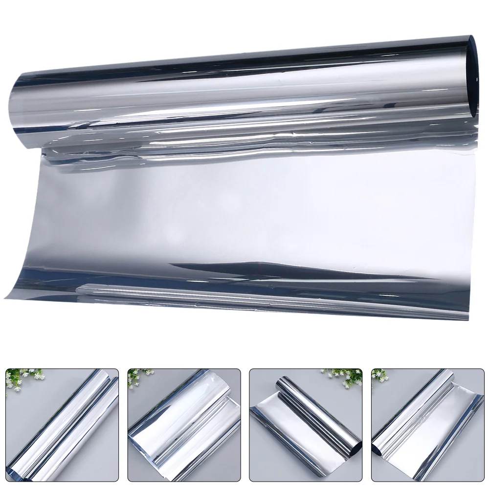

Non-Adhesive Window Film One Way Sun Blocking Glass Film Indoor Privacy Window Clings Window Privacy Film