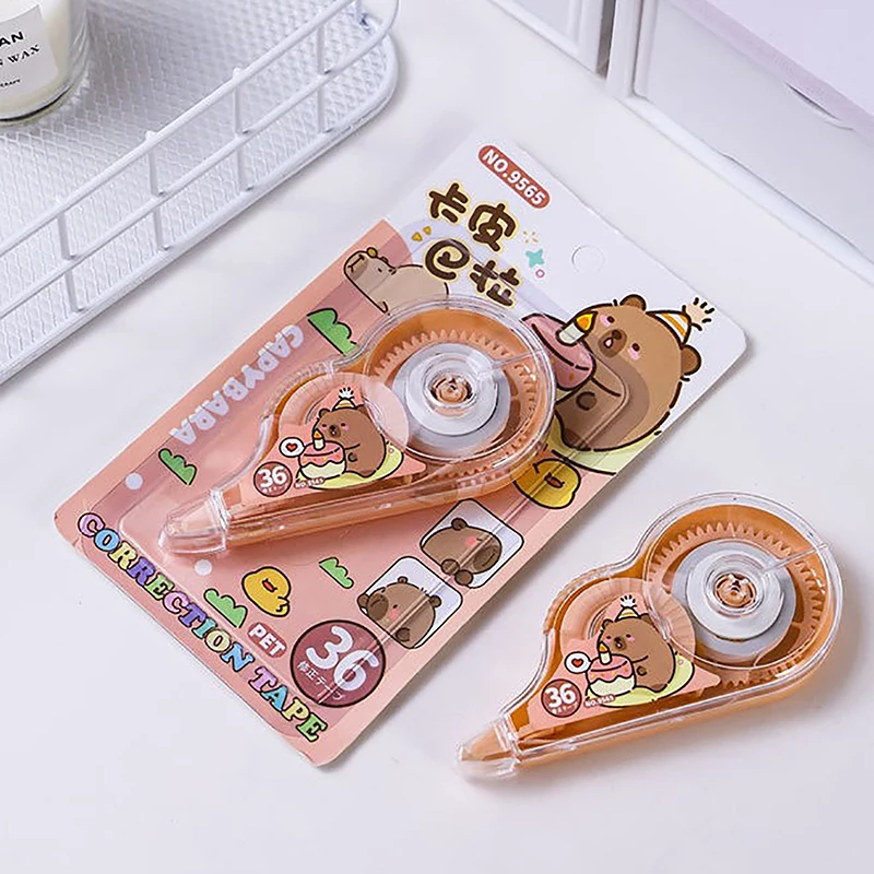 Cute Capybara Correction Tape for Stationery Supplies