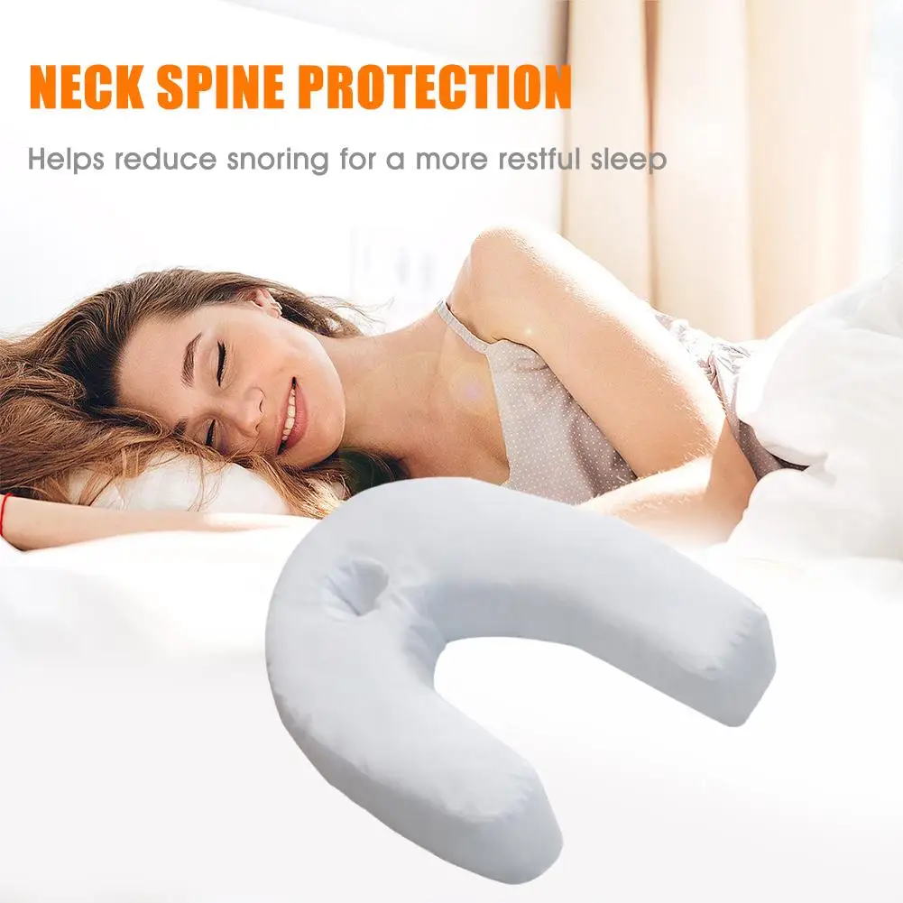 1 PCS Maternity Side Sleeper Pillow Newest U-Shaped Pillow Plus Side Sleeper Pillow Pillow Waist Support Pillows Hold Neck Spine