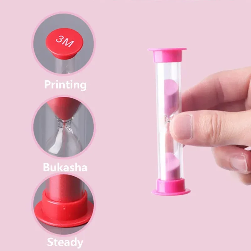 2/3/5/10 Minute Hourglass Sand Clock Timers Shower Tooth Brushing Timers Home Decors sand timer liquid hourglass timer colored hourglass