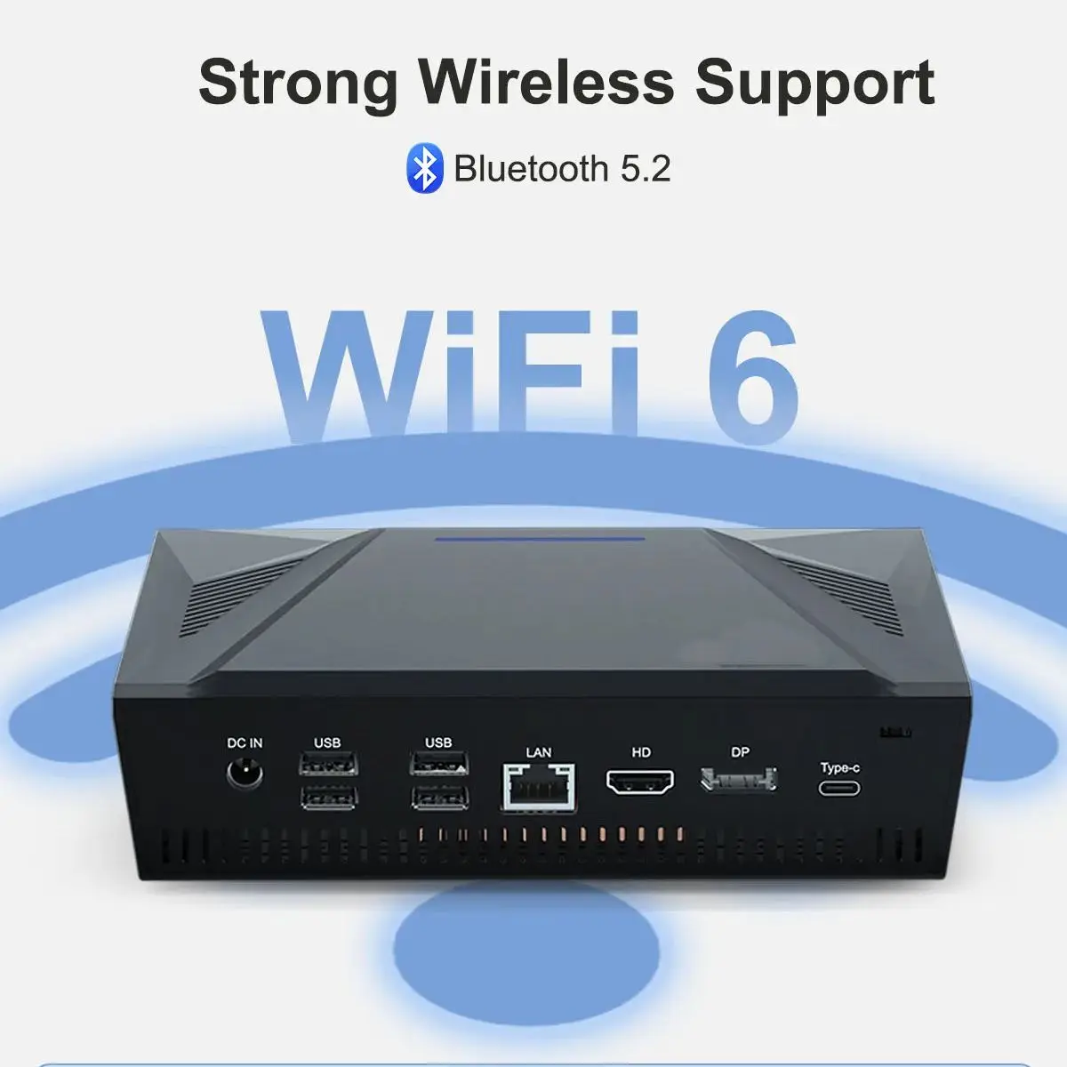 

HYSTOU AMD Ryzen 7 5800U/H USB Audio Device DDR4 1xM.2 E KEY 2230 DC 19V/6.32A Inside Wifi Personal Computer