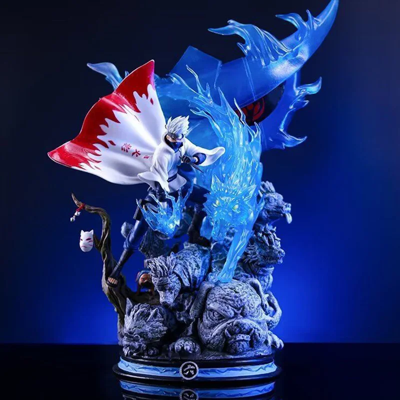 Figurine Naruto Kakashi Sensei Shippuden PVC 26 cm Avec Socle Statue Collection