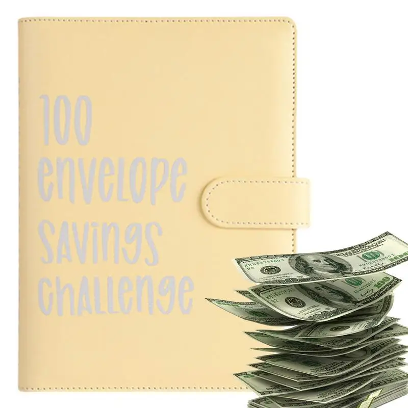 

100 Envelope Challenge Binder Budget Planner Book With Cash Envelopes Savings Binder And Challenges Money Envelopes For Cash