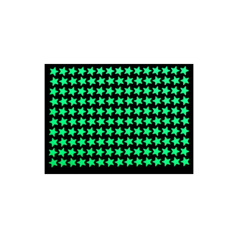 Glow-in-the-dark Stars Polka Dot Flat Bedroom Personality Romantic Creative Highlight-emitting Wall Stickers Glow-in-the-dark