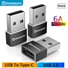 Minisopuru USB to USB C Adapter Type C Female to Male Charger Converter for Laptop iPad Airpods Xiaomi Samsung USBC Adaptador