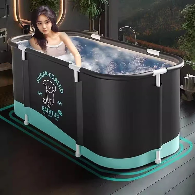 

Hot Sitz Portable Bathtubs Pool Jacuzzi Recovery Bathroom Portable Bathtubs Spa Ice Baignoire De Douche Inflatable Furniture