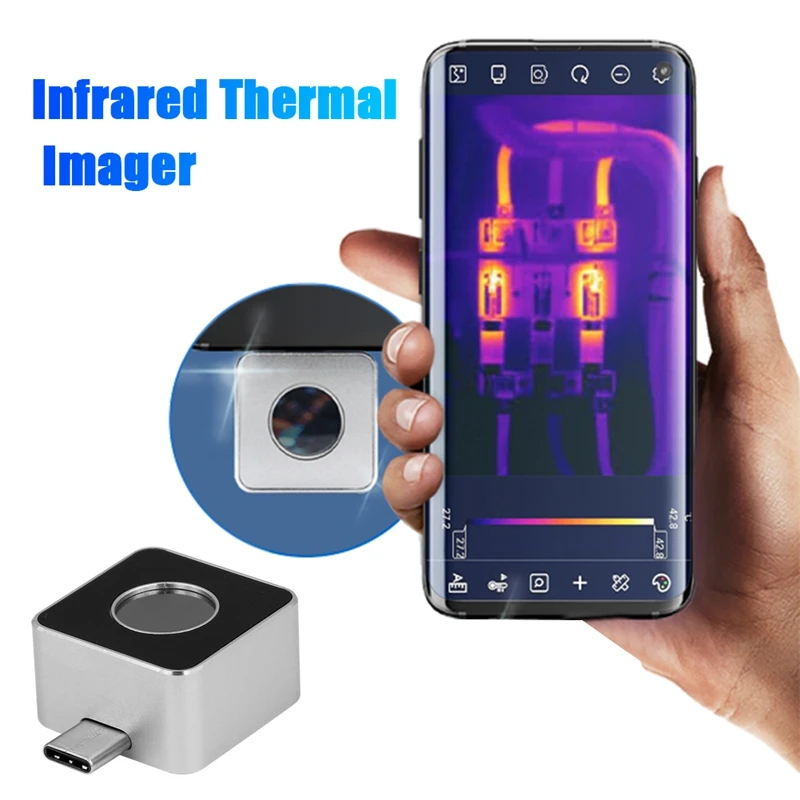 VC328A/B Mobile Thermal Imager for Android Phone IP65 Industrial fault PCB  Inspection Heat Loss Detection Infrared Camera