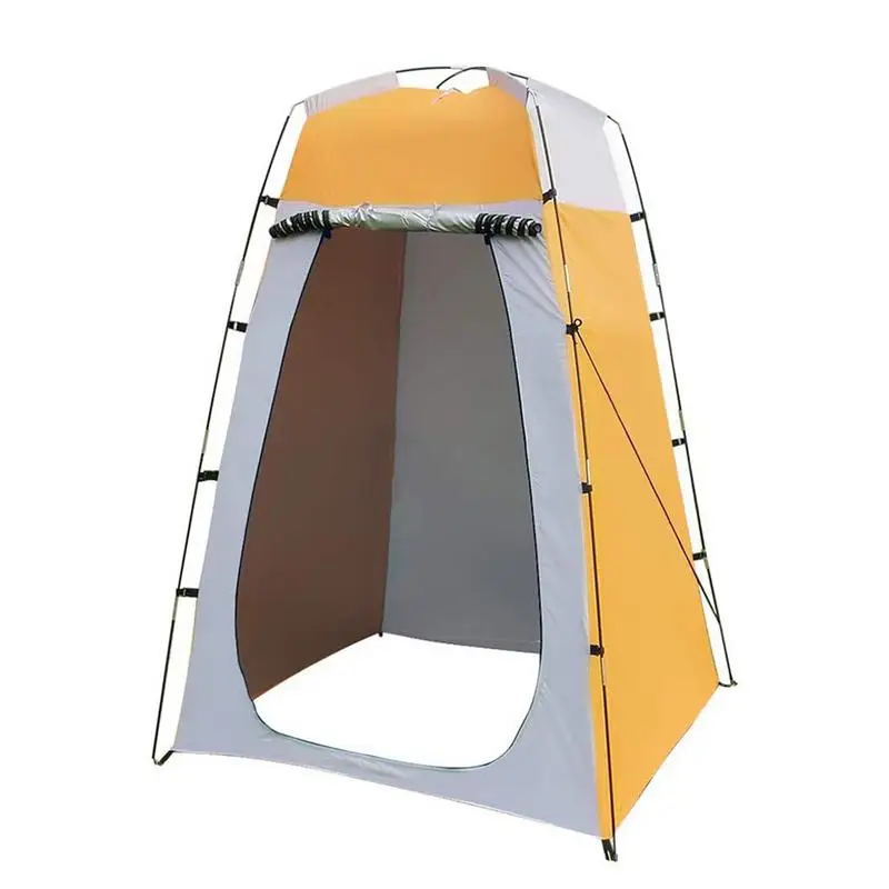 

Outdoor Shower Bath Tent Camping Privacy Toilet Tent Portable Changing Room Fits One Person Sun Protection Quickly Build