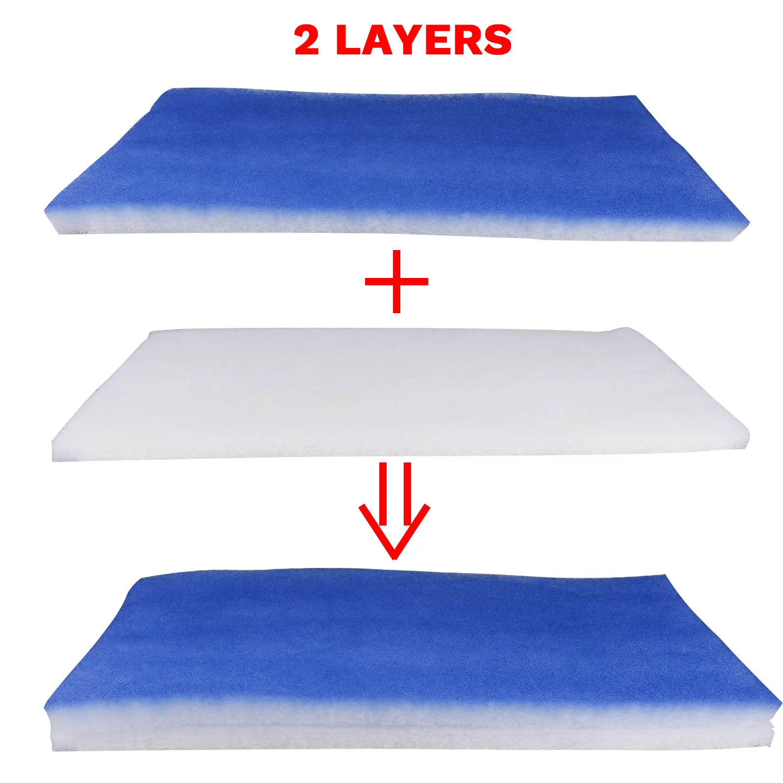4pcs Airbrush Hobby Spray Booth Filter Set, Fits Master, Paasche, VIVOHOME, CO-Z, Anesty, imyyds, Replacement filter 4