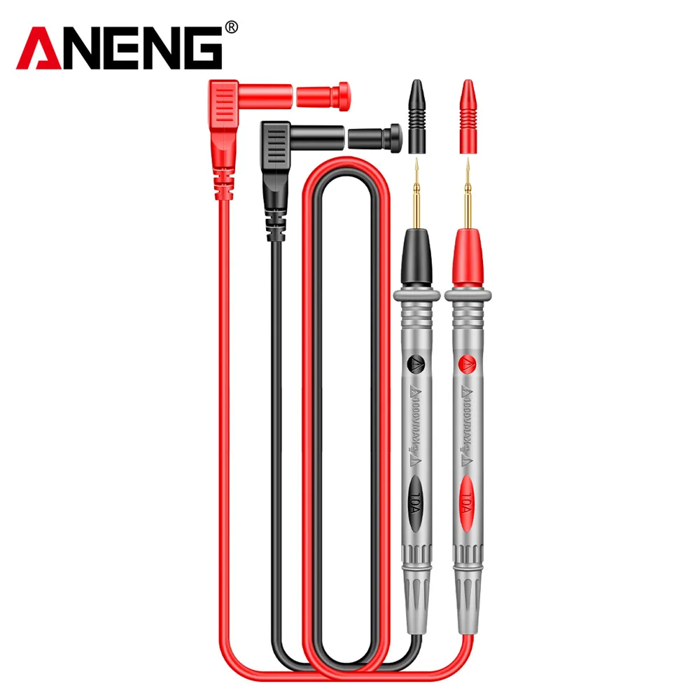 10A 1000V Digital Multimeter Probe Test Lead Kit with Needle Pin Wire and Pen