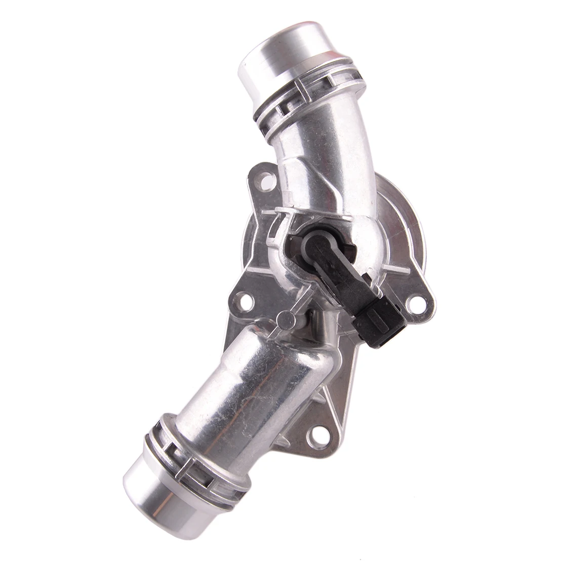 Car Thermostat Housing 11531437040 11531436823 Fit for BMW X3 X5 Z3 Z4 528i 328i 323i 328Ci 530i 525i 330xi 330i Silver Aluminum