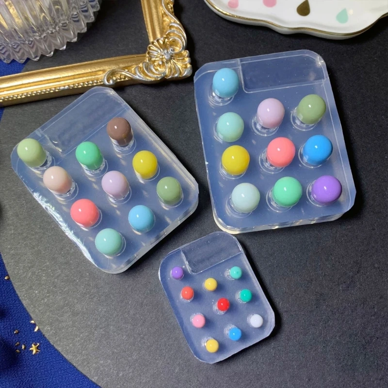 

Jewelry Casting Molds Silicone Pendant Resin Molds Shaped Earrings Epoxy Mold for Resin Casting Keychain DIY Crafts
