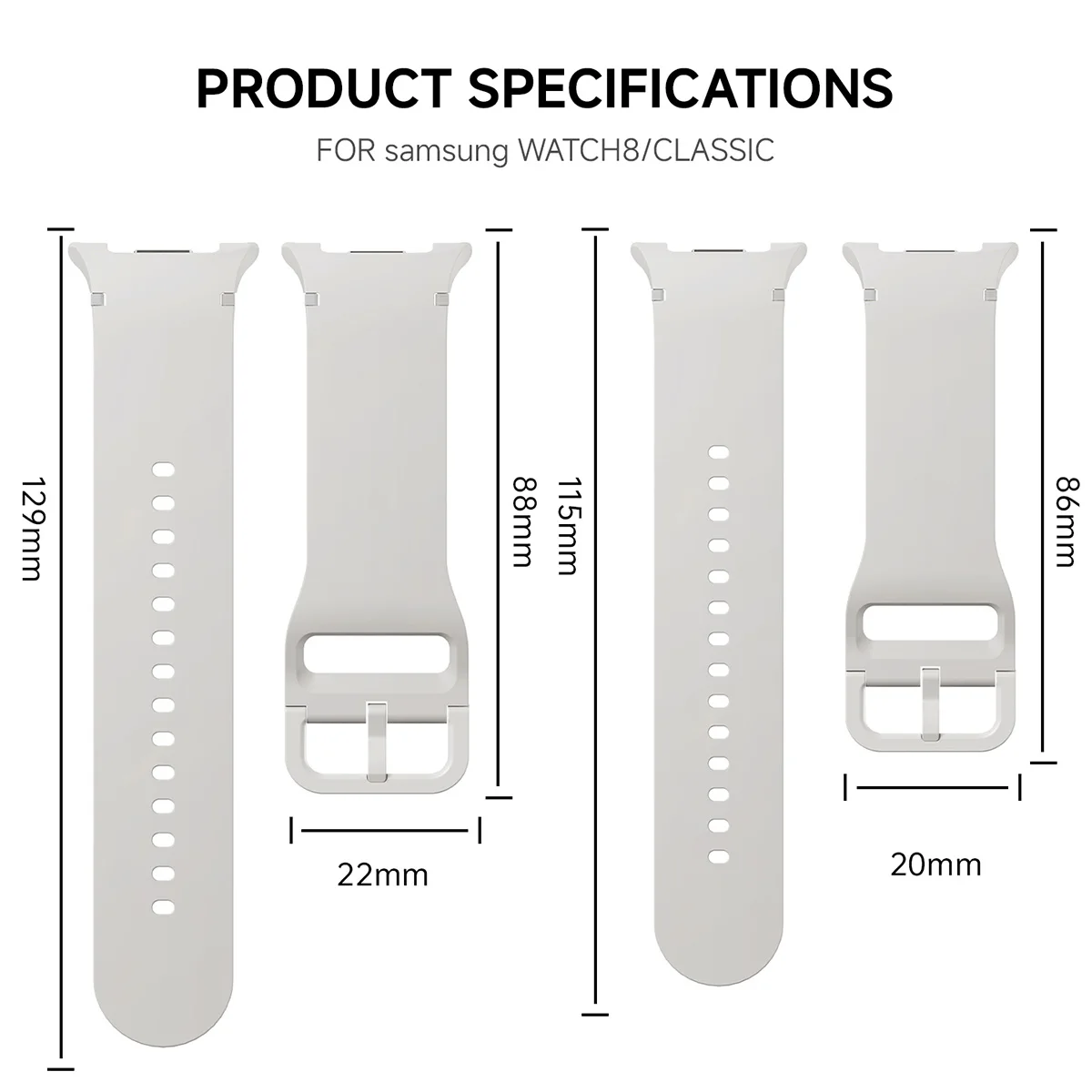 Sport Bands - Premium Replacement Straps in Multiple Sizes