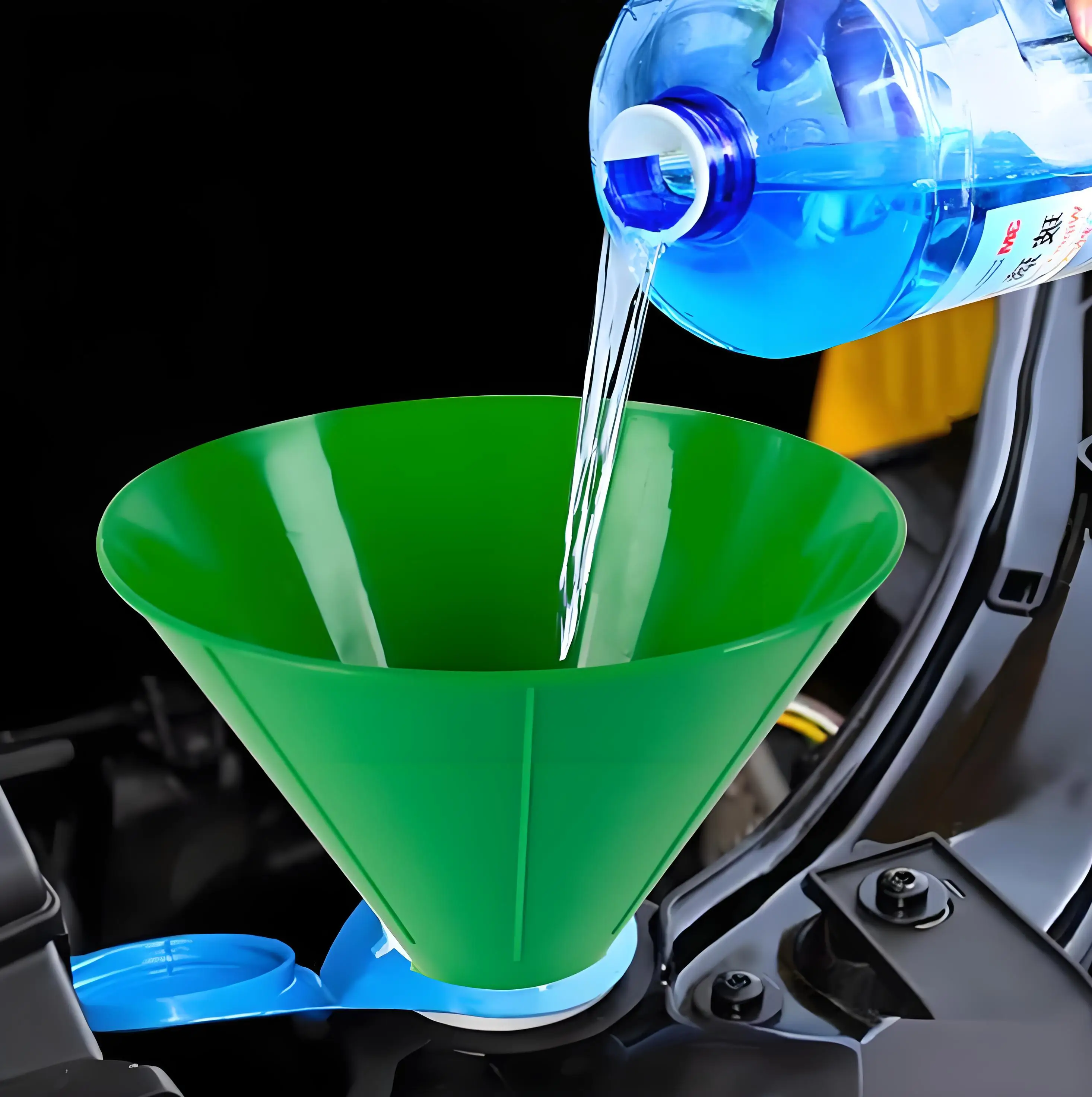 Car Winter Ice Scrapers Snow Removal Tool Funnel Defrost Scrape Cleaning for Car Windshield Glasses Windows Exterior Accessories