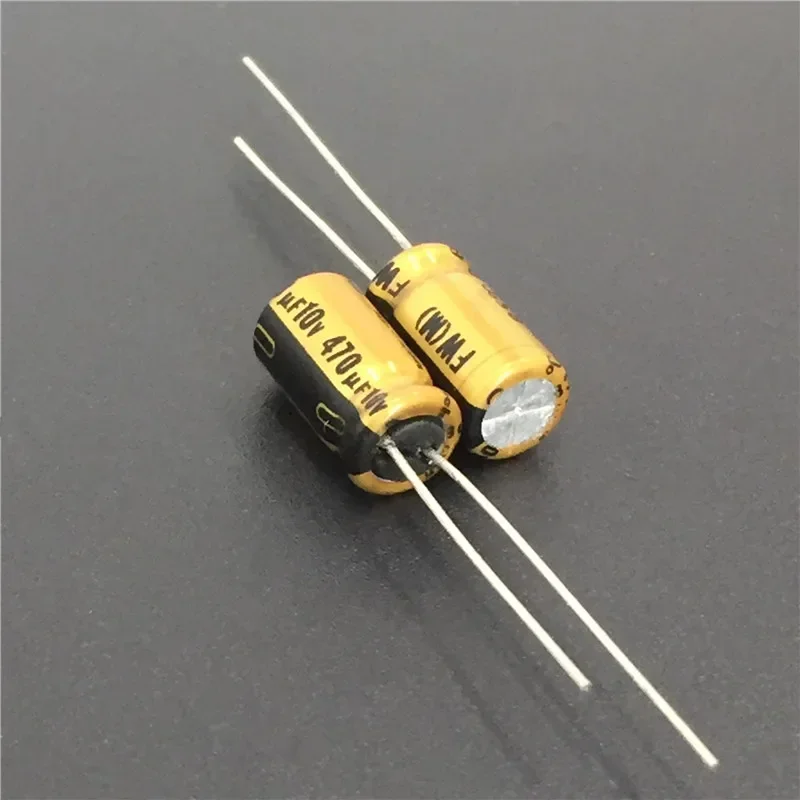 10Pcs/100Pcs 470uF 10V NICHICON FW Series 6.3x11mm 10V470uF Audio Aluminum Electrolytic Capacitor
