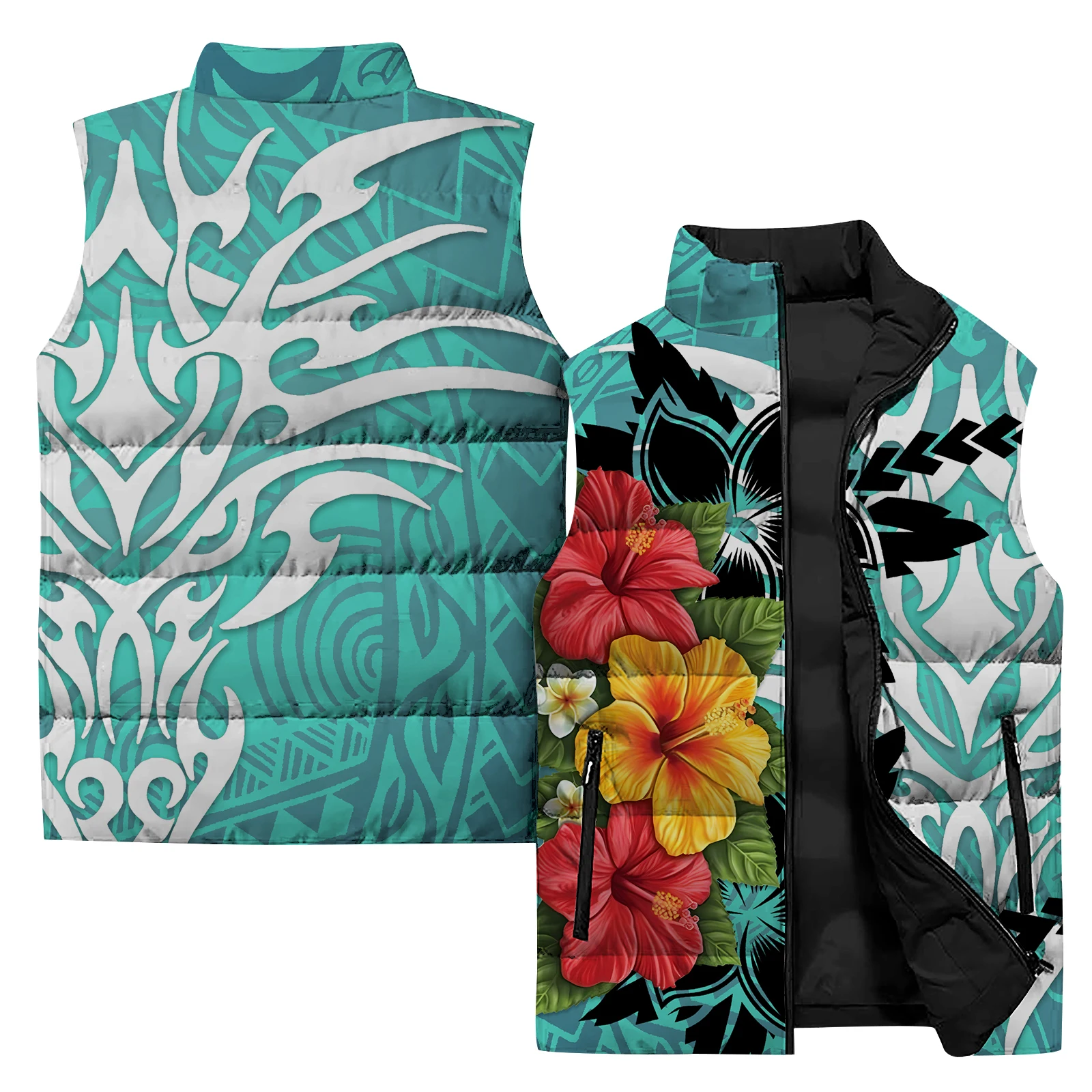 thumbnail image 4 of Chaqueta con estampado 3D para hombre, chaqueta para acampar al aire libre, todoterreno, informal, con cremallera y cuello alto, para otoño e invierno, 4 of 5