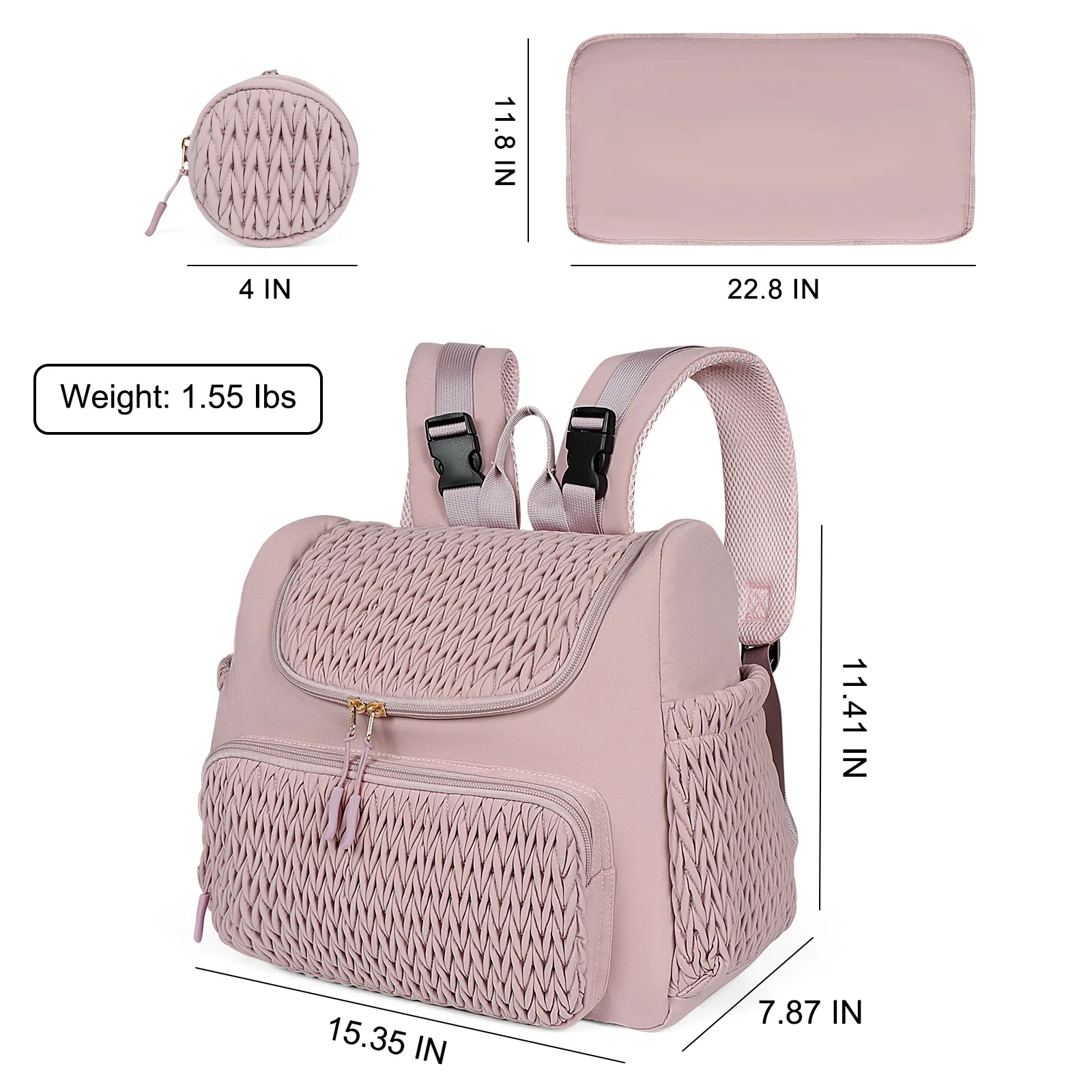 Large Capacity Mom Backpack Fashion Backpack For Mothers Baby Stroller Hanging Bag Mommy Totes Outdoor Travel Backpack 6