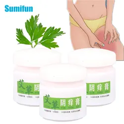 Wormwood Private Itchy Ointment Unisex Private Parts Care Cream Refreshing Dispelling Taste Cream for Relief Itch Odor Removal