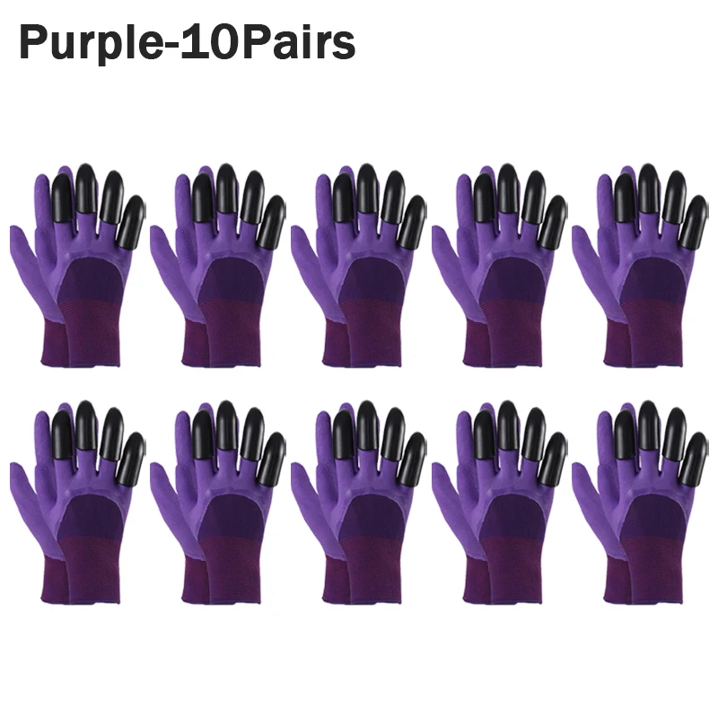 Gardening and Outdoor Work Claw Gloves - Durable, Waterproof, Anti-Slip Latex