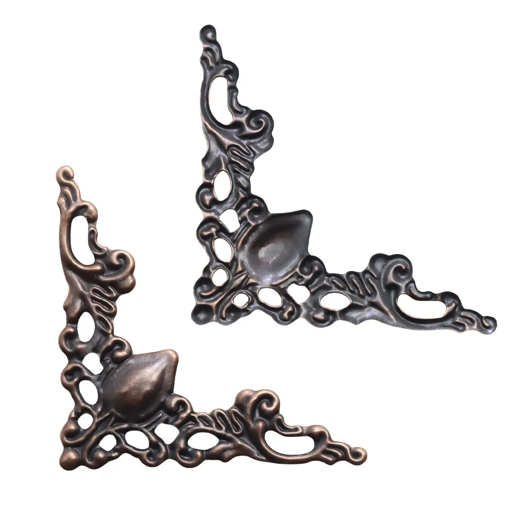 Description Picture 5 of item12pcs Book Corner Protector Box Book Scrapbook Corner Decorative Protector Cover Menus Album Corner Decorative For Box Gifts