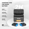 ZGCINE PS-G10 Mini Battery Charging Box For GoPro 11 10 9 8 7 6 5 5200mAh Smart Charging Case Battery Storage Box For Gopro Hero 3