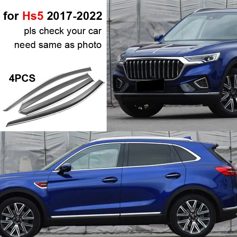 4pcs for HongQi H5-HS5 20- Windows Visor