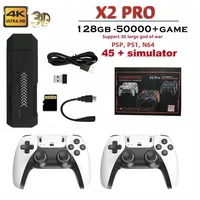 X2PRO rétro console de jeu 4K 3D jeu arcade sans fil rétro TV maison console de jeu prise en charge 2/4 joueurs pour PSP PS1 GBA jeu X2 ultra 5