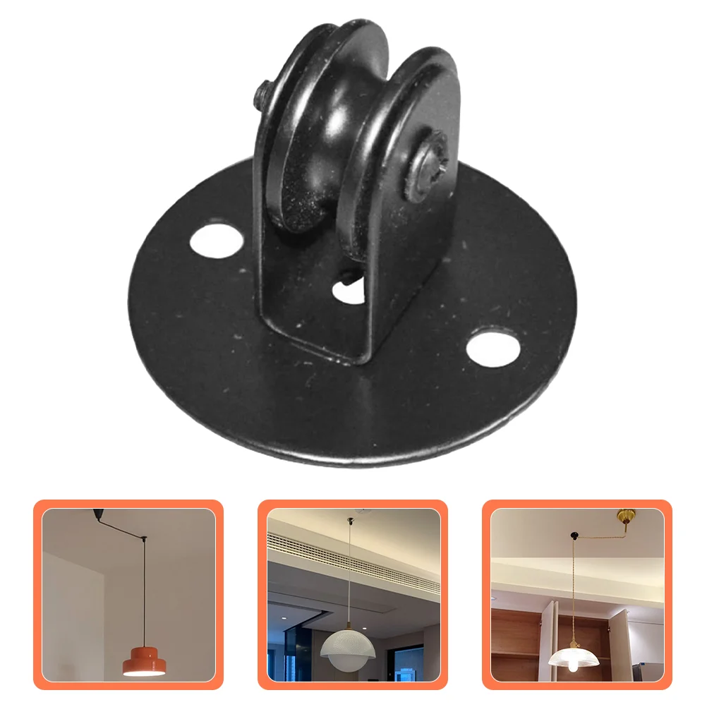 Chandelier Pulley for Pendant Lamps Wrist Roller Training Plant Pulleys Cable Machine Lifting Wall Mount