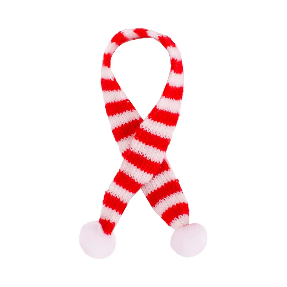 Doll accessories Christmas Candy Scarf Snowman Christmas Tree Costume For 30Cm Elfs Doll Holiday Dress Up for Birthday Gift 6