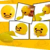 New Squishy Funny Egg Yolk Squeeze Toys Vomit Custard Bun Stress Ball Creative Stress Relief Sticky Decompression Toys For Kids 3